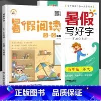 [正版]暑假阅读写好字字帖描红五升六年级语文专项训练 小学5升6年级暑期阅读练习题每日一练天天练假期课外兴趣阅读