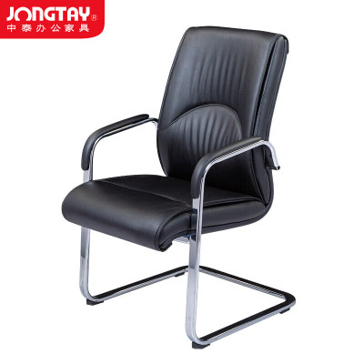 中泰(jongtay)会议椅培训椅人体工程学办公椅总裁领导老板椅电脑椅弓形椅书房椅 J-WFN7C8-HE