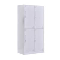 臻远ZY-GYGC-15拆装更衣柜窄边储物柜 纯白色四门