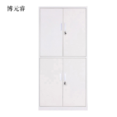 博元睿钢制文件柜档案柜财务凭证柜带锁储物柜铁皮柜书柜通双节文件柜