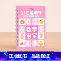 数字宝宝 [正版]儿童凹槽设计练字贴幼小衔接幼儿园宝宝控笔训练孩子练字笔0基础打造练字根基系统提升孩子控笔能力五大系列全