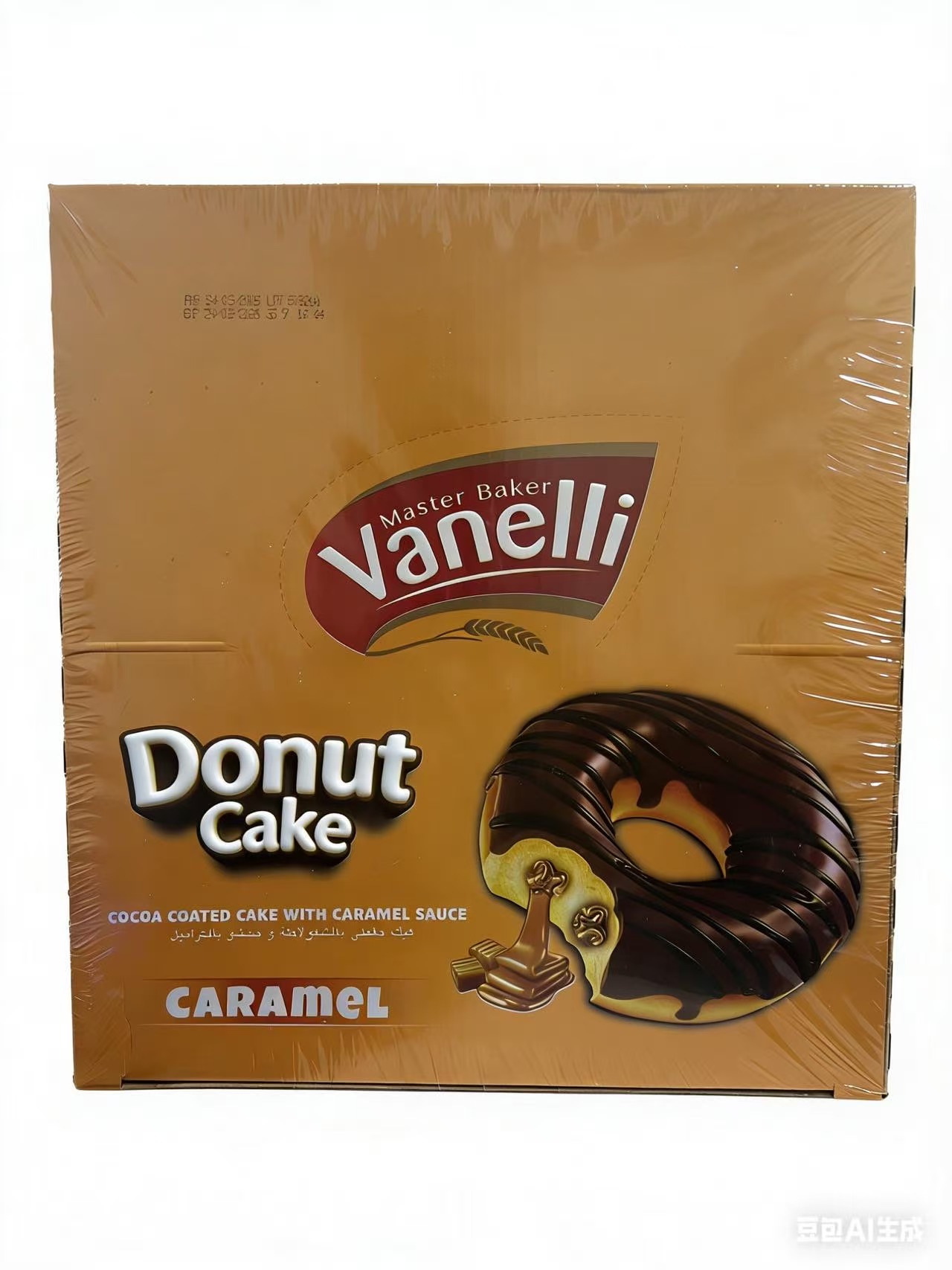 老亚牌Vanelli焦糖巧克力夹心甜甜圈蛋糕