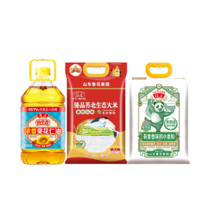 鲁花特级初榨花生油5L高油酸低芥酸健康营养美味零添加压榨