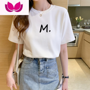 七斓玫红色短袖T恤女2023年新款桖夏宽松薄款小众设计感上衣印花半袖