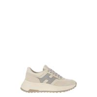 霍根(Hogan)女款跑步鞋轻便舒适真皮拼接侧标休闲运动鞋增高健步