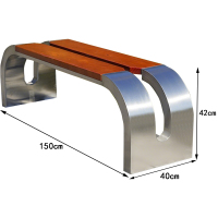 凌迪星长条椅150*40*42cm张