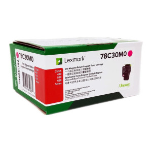利盟(Lexmark)78C30K0/C0/M0/Y0 碳粉盒