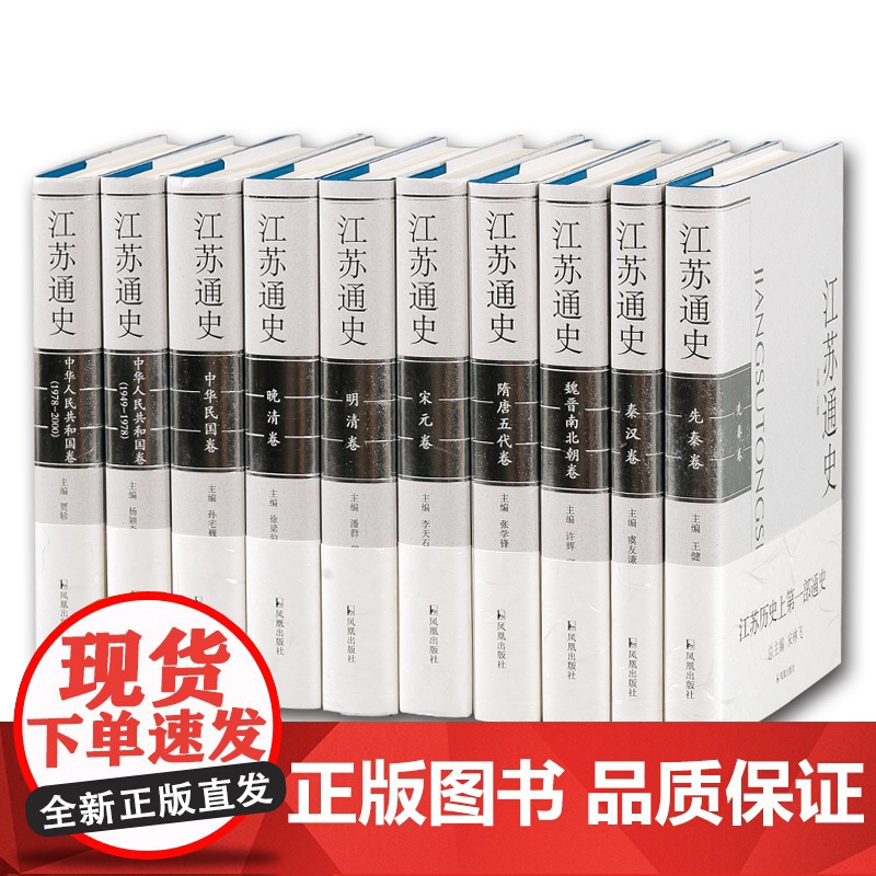 江苏通史(全十卷) 宋林飞 主编 江苏历史上第 YI 部系统记述和研究江苏历史巨著 凤凰出版社