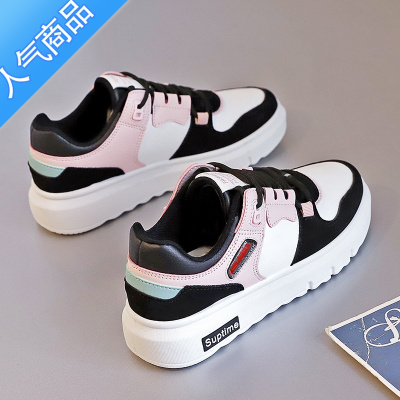 SUNTEK2023春季新款板鞋女学生ins潮小众百搭运动休闲鞋子小白女鞋