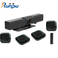 润普Runpu 视频会议一体机 4K摄像头无线四麦级联全向麦克风自带扬声器RP-S-Y840W