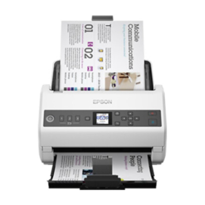 爱普生（EPSON）DS-730NA4幅面高速扫描仪内置网卡40页/分钟1.44寸液晶屏自动连续双面有线网络