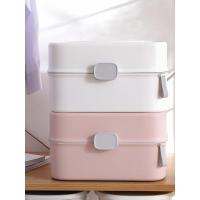 家柏饰(CORATED)衣柜内衣收纳盒三合一宿舍收纳分隔装文胸内裤袜子整理箱分格