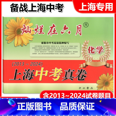 化学 [正版]2025版灿烂在六月上海中考真卷 化学 2013-2024 十二年上海中考真题汇编 含答案 初中初三九年级