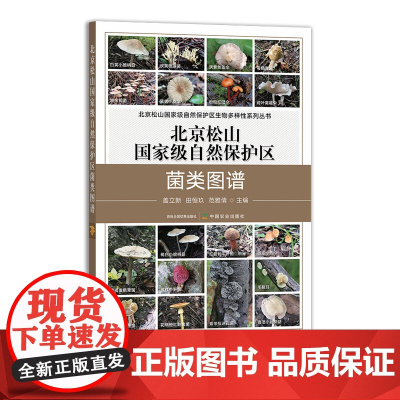 北京松山国家级自然保护区菌类图谱 盖立新 田恒玖 范雅倩 31028-5 北京松山国家级自然保护区生物多样性系列丛书