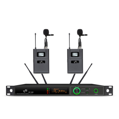 DEIYUS会议话筒真分集一拖二无线领夹麦克风BH-2600