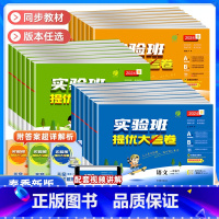 [3本]语文人教+英语译林+数学苏教版 四年级上 [正版]2024春实验班提优大考卷一二三四五六年级上册下册语文数学英语
