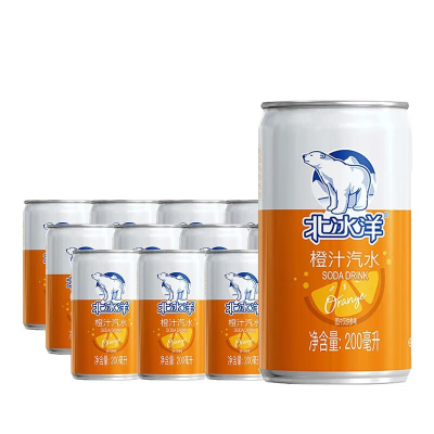 北冰洋 MINI 橙汁汽水 200ml*12罐