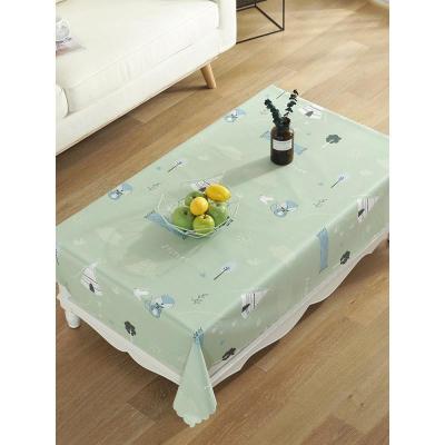 家柏饰(CORATED)茶几垫桌布防水防烫防油免洗pvc桌垫餐桌布垫子长方形客厅北欧风