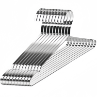 依韵珂不锈钢衣架50*0.8cm10个组