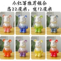 维诺亚轻奢网红摆件创意简约客厅电视柜卡通公仔存钱罐暴力熊便宜