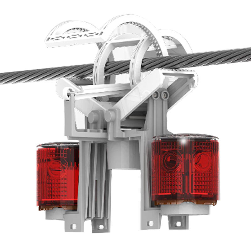 润泰博源 RT-JS001(双头)IP67 LED 12V 太阳能警示灯 (计价单位:盏) 红色