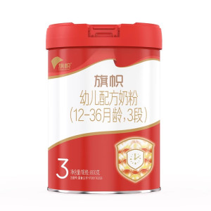 君乐宝奶粉旗帜红钻奶粉3段红罐婴幼儿配方牛奶粉三段800克