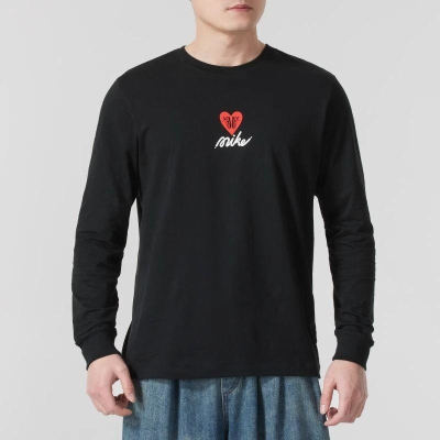 NIKE耐克长袖T恤运动休闲舒适针织圆领男装HV9808-010 C