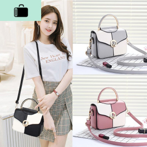2020斜挎包包女韩版新款时尚单肩包拼色网红百搭小包包女手提包NEW LAKE女士单肩包