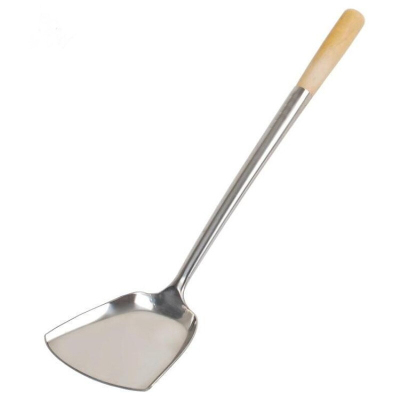 钰春鹏 木把锅铲炒菜铲子 大号 /1把