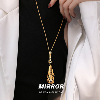 925纯银爆米花珠宝链吊坠项链女锁骨链气质时尚毛衣链轻奢送女朋友老婆情人节七夕生日礼物