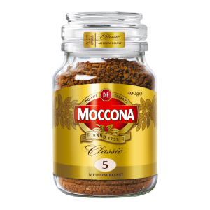 Moccona摩可纳 经典 中度烘焙 冻干速溶 黑咖啡 5号 400g 1瓶装 大瓶实惠装 澳洲进口