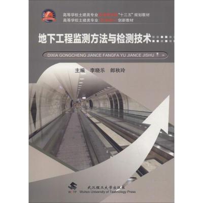 正版新书]地下工程监测方法与检测技术李晓东9787562955535