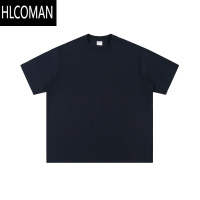 HLCOMAN十九秋/ 2025夏季短袖T恤男女同款宽松休闲基础纯色上衣