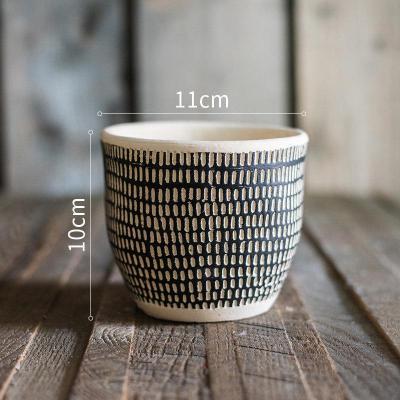 美帮汇几何艺术花盆花器盆栽绿植种植阳台花园创意个性北欧INS 几何剧场(AS)底部已打孔 小