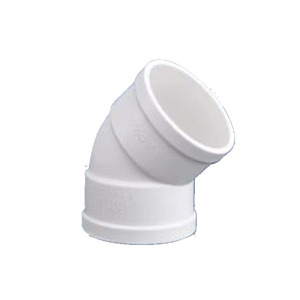 PVC给水管45度弯头 直径50mm 单位:个