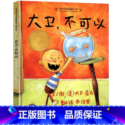 [正版]大卫不可以 精装绘本 一年级小学生课外阅读必读书籍 亲子读物系列故事书 宝宝启蒙认知漫画儿童读物非注音版 河北