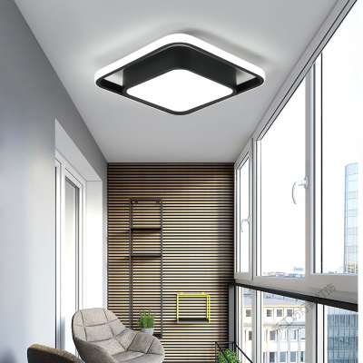 苏宁放心购 led阳台过道灯简约现代玄关楼道灯北欧个性创意走廊小吸顶灯合集