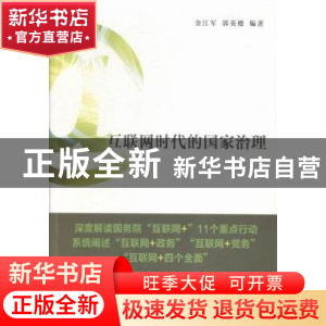 正版 互联网时代的国家治理 金江军,郭英楼编著 中共党史出版社