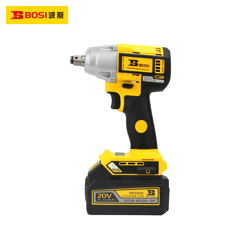波斯(BOSI)无刷锂电扳手(350N.m 20V/4.0Ah)台