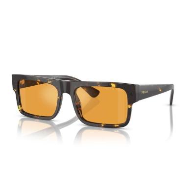 普拉达(PRADA)几何造型醋酸纤维男士太阳镜时尚百搭配镜框遮阳防