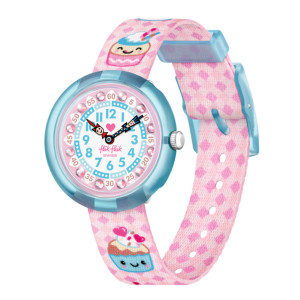 斯沃琪动物主题Flik Flak飞菲瑞士儿童手表男女孩学生石英腕表