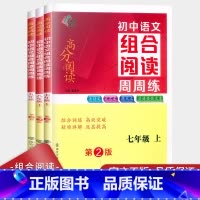 [语文组合阅读]周周练 九年级 [正版] 初中语文组合阅读周周练七年级八年级上册九年级高分阅读第2版初中古诗文文言文现代
