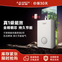 A.O.史密斯佳尼特[精钢TC3]一级能效16升精钢燃气热水器 JSLQ28-TC3 全精钢心包8年