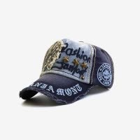 遮阳帽欧美男女帽子柳钉休闲字母棒球帽做旧户外鸭舌帽