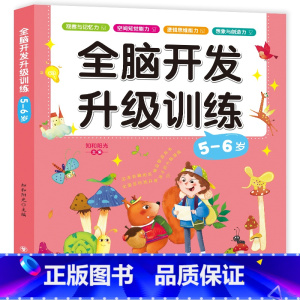 全脑开发升级训练5-6岁 [正版]全脑开发升级思维训练 2-3-4-5-6岁宝宝书籍益智早教逻辑专注力训练启蒙早教书儿童