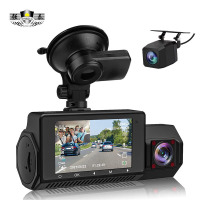 强泰行车记录仪高清4K三镜头A8(128G)