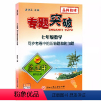 (数学)考卷中的压轴题和附加题 七年级 [正版]孟建平专题突破7七年级数学同步考卷中的压轴题和附加题ZT312答案解析