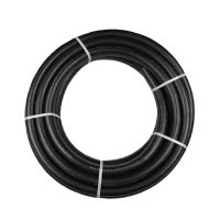 中锦科技 黑色光面夹布胶管输水管 内径16mm[4分] 6层线 米
