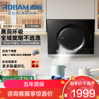 老板(ROBAM)油烟机 18.5m³大吸力 小尺寸抽油烟机侧吸 吸油烟机 单烟机 抽烟机 脱排油烟机 21A5H