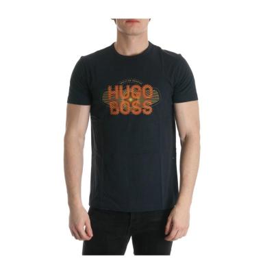 Hugo boss男士徽标圆领短袖T恤休闲舒适透气运动户外休闲衣裤